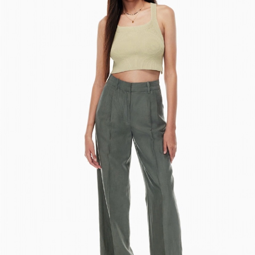 Wilfred Cayenne Halter Crop Top with ties in the back - Picture 6 of 14